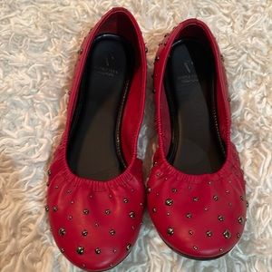 red flat 6 1/2 women shoes